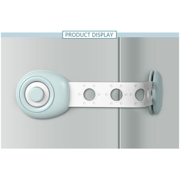 Round Ring Baby Safety Cabinet Lock Adjustable Length For Furniture