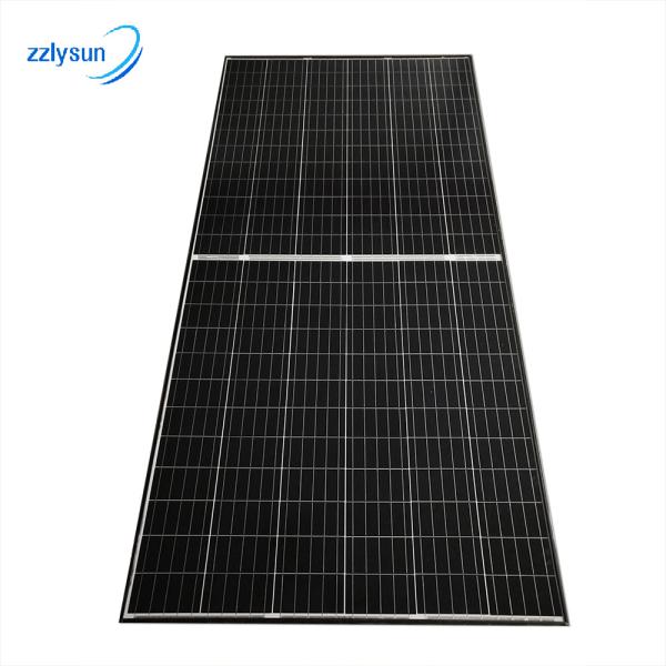 Hot promotional photovoltaic 400W 410W 415W low price china wholesale half cell black frame mono solar panels