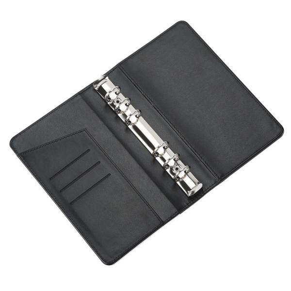A5 A6 PU Leather Sublimation Notebook With 100 Pcs Inner Pages Blank Loose-Leaf Leather Planner Notepad Custom Logo Sublimation Journals
