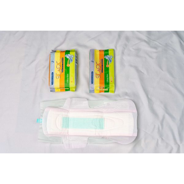 Ultra Thin Menstrual Pad Featuring 3 Layers and Super Absorbent Polymer SAP Core Technology Ensuring Maximum Absorption