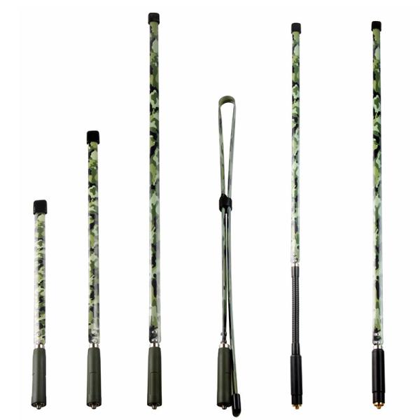 Repetidor Acessórios Antenna E Alimentador CS Antenna Táctica Sma-feminino Banda Dupla Antenna dobrável Camo