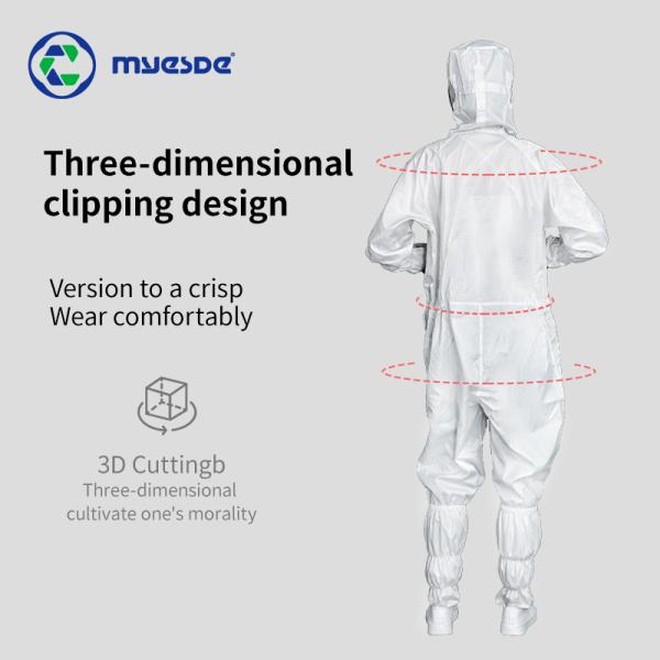 чистой комнаты одежд предохранения пыли одежды корпии халата esd носка чистой комнаты свободной от противостатической анти- статическая