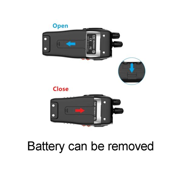 BF888S Two Way Radio 5W Output Power 400-470MHZ Frequency and Handheld Terminal Style
