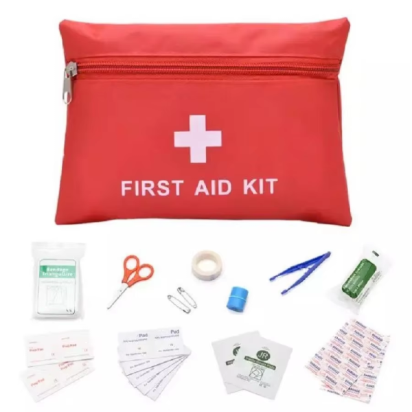 Emergency Supplies First Aid Kit Home School Outdoor Essentials Survival Kit Travel Waterproof Compact Bag Medical Kits Logo