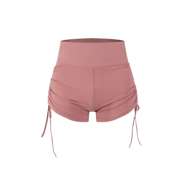 Custom Women's High Waist Ruched Yoga Shorts OEM ODM Activewear Manufacturer