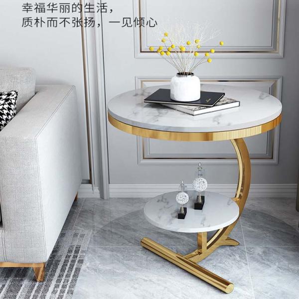 Modern Outdoor L Shaped Dining Table with Extendable Marble Top and Metal Construction