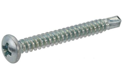 Zinc Plate Surface Pan Head Self Drilling Screws M5x30 Size DIN7504N