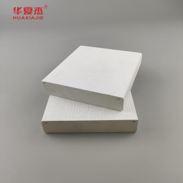 Wooden Pattern PVC Plank White Color Pvc Moulding For Building Decoration