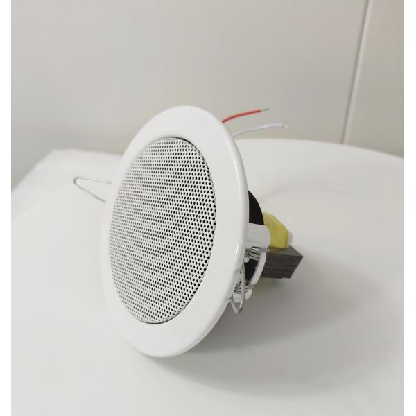 6W 4-inch Ceiling Speaker Spring Mount In Wall Speakers White Color Office OEM ODM