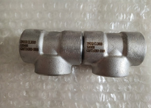 MSS SP-83 CL3000 Forged Pipe Fittings , BSP Stainless Steel Pipe Fittings