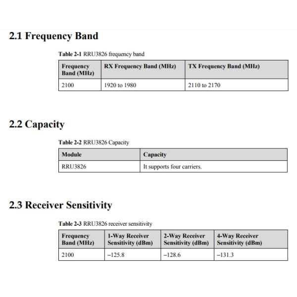 Huawei RRU3826  Huawei  RRU Base Station TDD-LTE 4G RRU3826 2100M WD5M21382600
