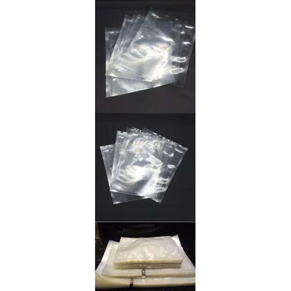 Embossing Surface Food Vacuum Bags Heat Seal Food Grade Clear Nylon PE Pouch