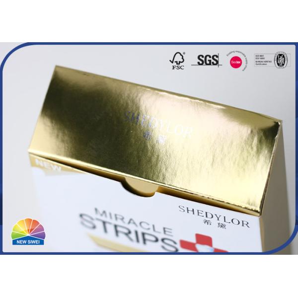 Biodegradable прокатанная бумажная картонная коробка CMYK медицины подарочной коробки напечатала