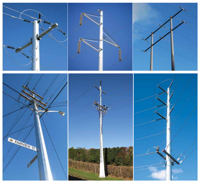 Рукоятка круглое 69kv 10m двойного креста соединяет тип стальное общего назначения Поляк взрывозащищенное