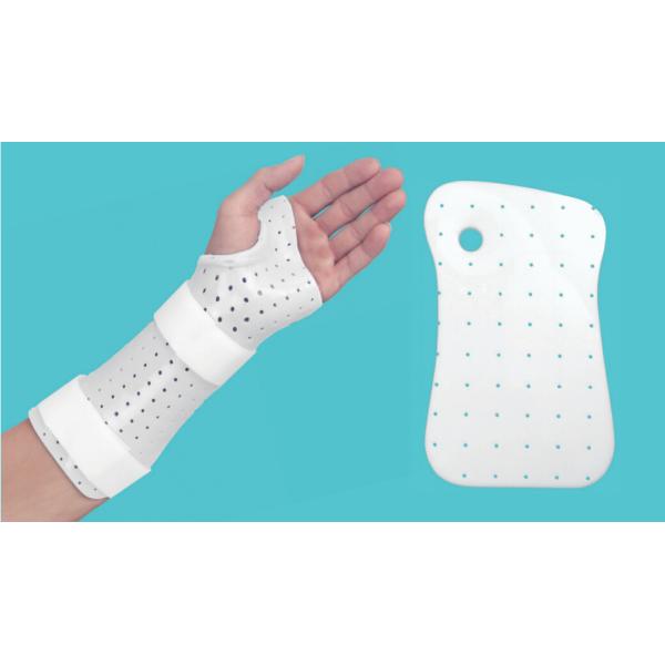 Thumb Hole Thermoplastic Wrist Splint Cock Up Style 1.6mm 2.0mm Thickness