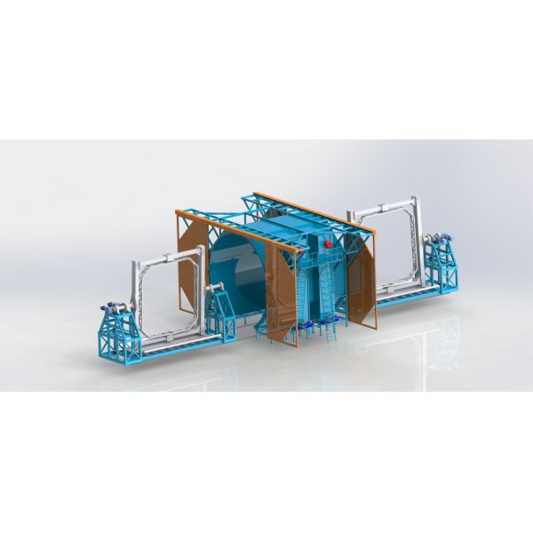 Large Shuttle-Type Injection Molding Machine for High Efficiency Rotational Molding Equipment