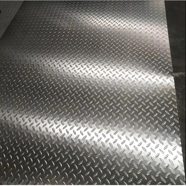 316L Diamond Stainless Steel Chequered Plate 8K Anti Skid Floor Sheet