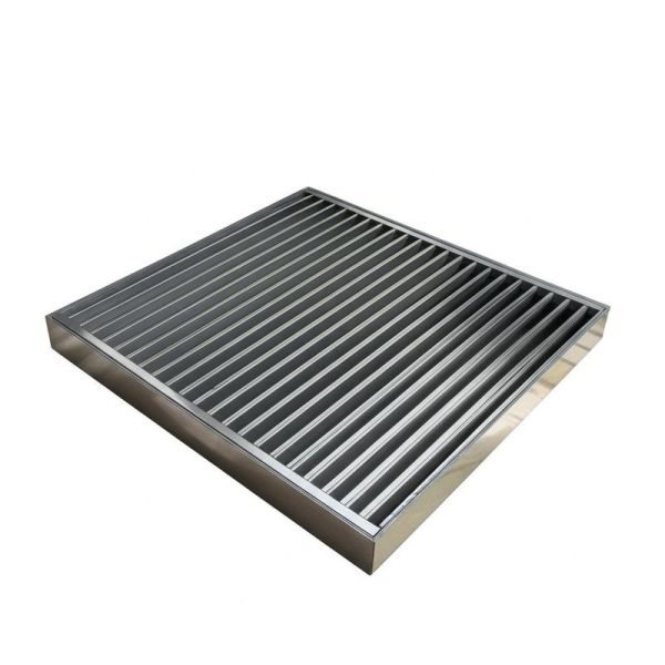 Rejilla de árbol cuadrada de hierro dúctil A15 B125 C250 para parque y jardín