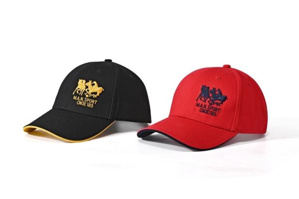 6 Panel Flexi Fit Baseball Caps Curve Brim 3D Embroidered Logo