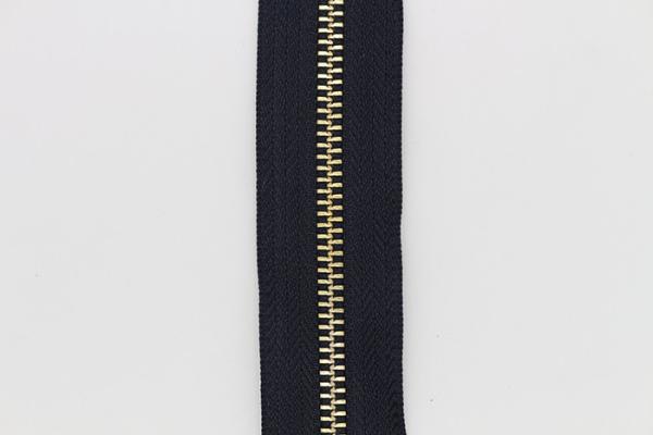 Raw Brass  Continuous Upholstery Zips Roll , 3# 4# 5# Upholstery Zippers By The Yard