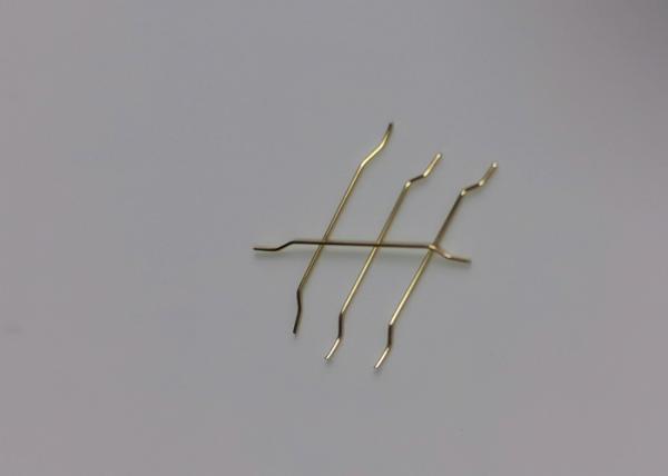 Hooked End Steel Fiber Copper Coated Micro Concrete High Tensile Strength For Concrete Reinforced