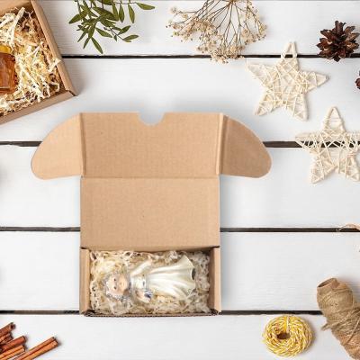 Cartão Corrugado Quadrado Cartão de Envio Personalizado Caixa de Correio Papel dobrável Embalagem Mailer
