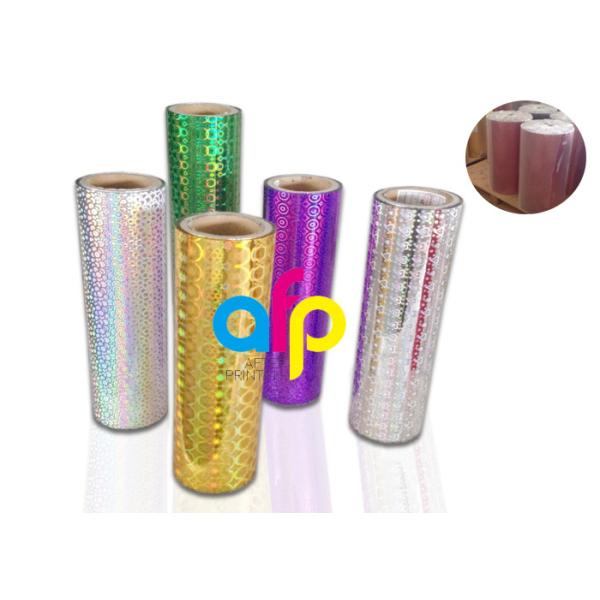Holographic Metalized BOPP Film , BOPP Transparent Film Roll For Packing