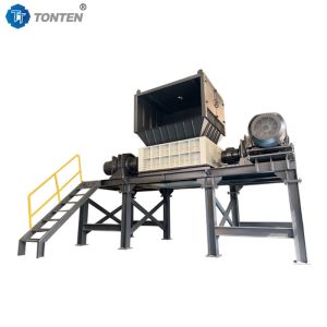 Двойной вал дробилка металлический мусорный дробилка пластмассовый дробилка