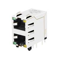 10118075-513B010LF a empilé 2X1 le connecteur Jack modulaire LPJE106XAHNL du port RJ45