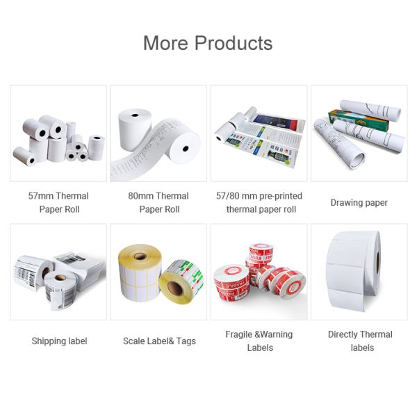 Gloss Matte PP Inkjet Sticker Paper Roll Adhesive Jumbo 100uM 1070mm