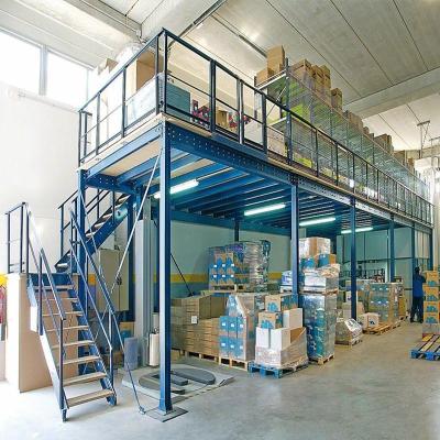 7.5T Warehouse Mezzanine Systems Steel Mezzanine Rack For Carton