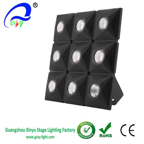 9pcs 3W warm white RGBW LED Gold matrix moving head stage light For Dj Equipment