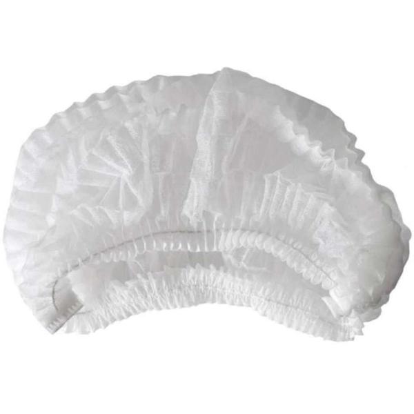 Bouffant Caps Disposable Shower Cap Custom Hotel Amenity Bath Spa Hair Cap Waterproof Disposable White Head Cap