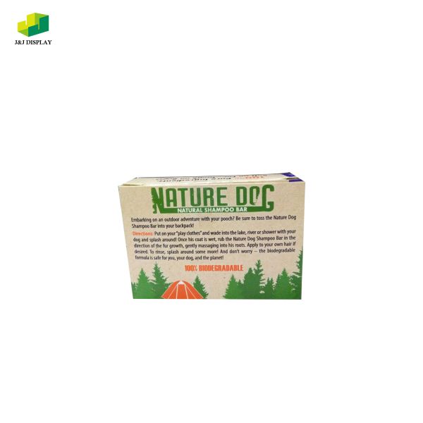 300g Single Copper Color Carton Packaging Box Digital Printed For Dog Care Products