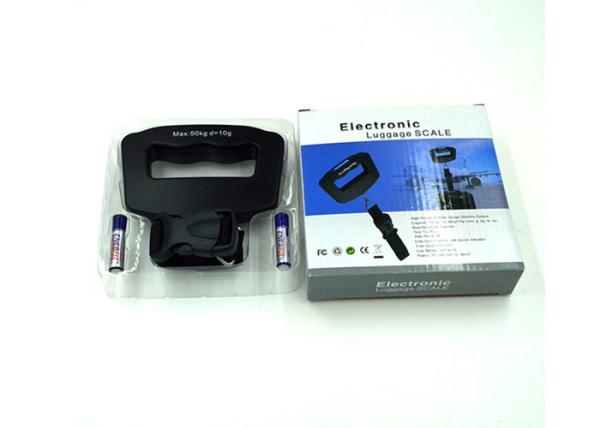 Hook Type Digital Luggage Scale , Comfortable Handle Suitcase Weighing Scales
