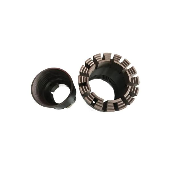 Bits de forage de noyau de roche dure Nq Hq Turbo Diamant Bits