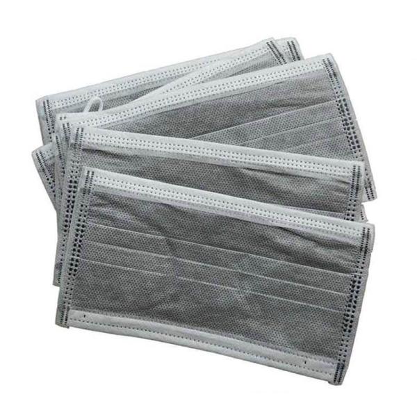 Light Weight Activated Charcoal Dust Mask Liquid Proof For Personal Health Safety