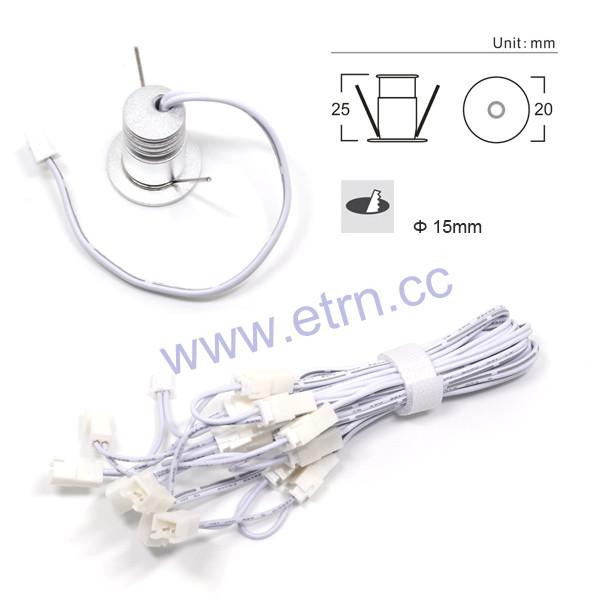 Super Bright 1Wx6 Round Dimmable MINI LED Downlight Cabinet Spotlights Ceiling Light