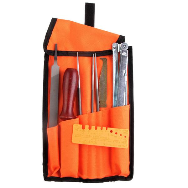 Tooth Pattern Bidentate Pattern Chainsaw Sharpener File Kit for Sharpening and Filing