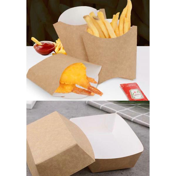 Solo tablero de papel revestido blanco de Kraft de 325 gramos para la caja disponible del takeaway de la comida