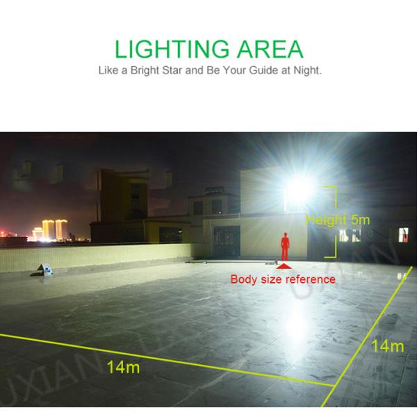 5000 светов потока люмена сверхмощных на открытом воздухе, солнечный свет потока СИД 100В
