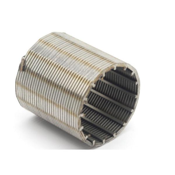 0.1mm Liquid Strainers Wedge Wire Screen Filter Looped Or Welded Wrapped