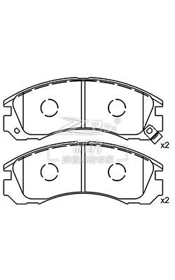 Land Rover Ceramic Front Brake Pads Set Includes Wear Sensor LR019627