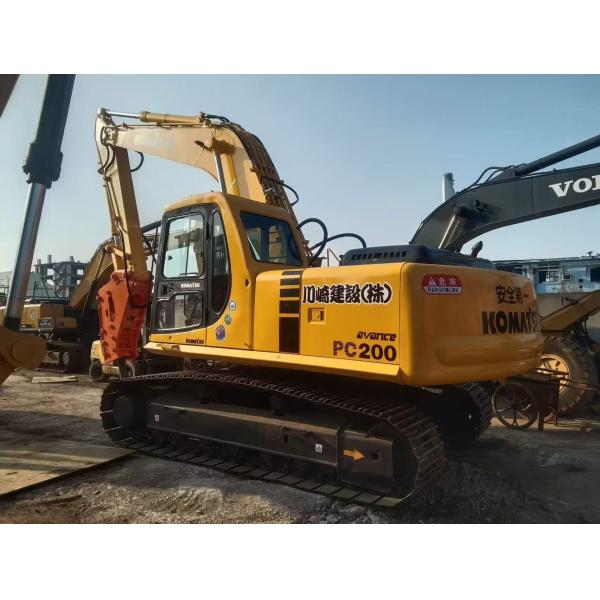 Japón Usado Komatsu PC220 6 Excavadora Fácil operación con martillo hidráulico