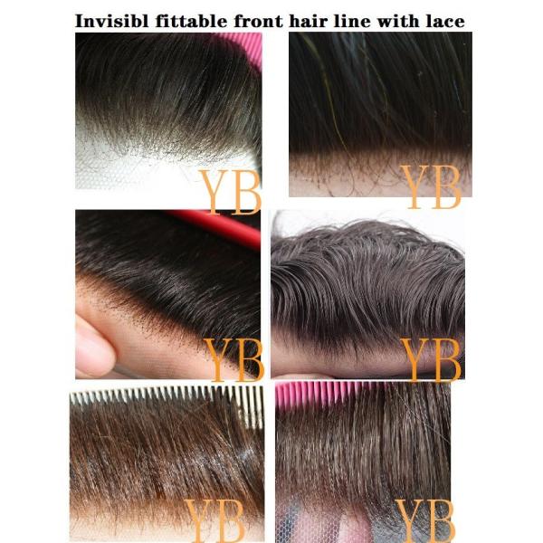 Full Swiss Lace French Lace Human Hair Replacement Wig Human Hair System Men Toupee INDIAN Hair Perfect Straight 8*10