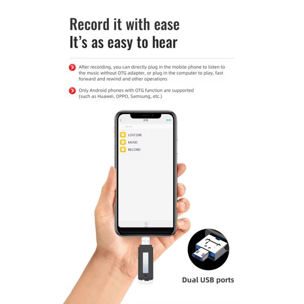 Mini USB Sticker Digital Pen Voice Recorder Portable Audio Voice Recorder