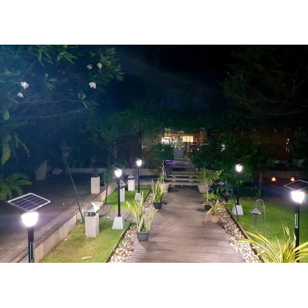 10 Watt Panel Solar Powered Garden Street Lamps Outdoor Lighting 3000-6000K