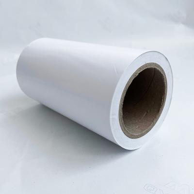 AF1133A Model Adhesive Label Material with Semi Glossy Anti Freezing Glue White Glassine Liner