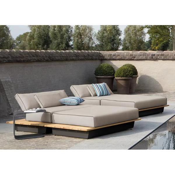 Outdoor Pool Sofa Bed Lounge Chairs Sofa Tanning Ledge Cushions Chaise