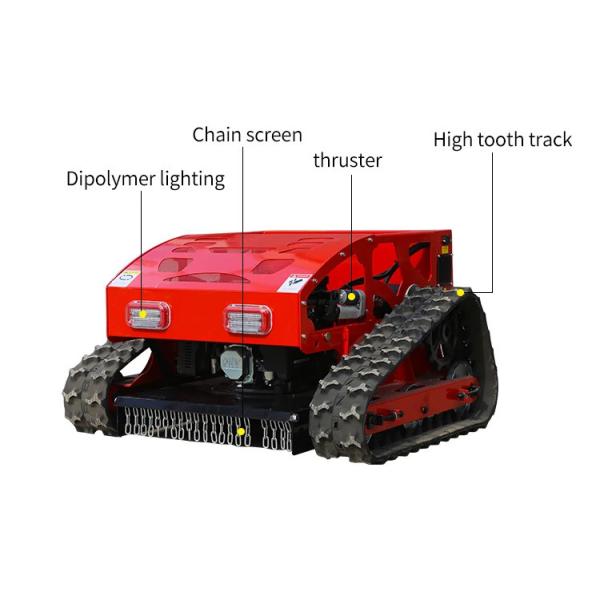 New Intelligent Robot Gasoline Lawn Mower Crawler Drive 7.5kw Power CE Certified